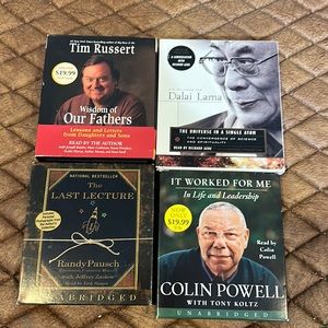 Inspirational set of 4 audiobooks